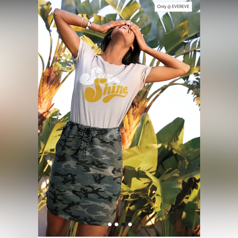 Sundry camo skirt